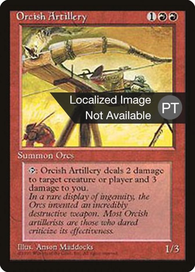 Orcish Artillery [Fourth Edition (Foreign Black Border)] | Total Play