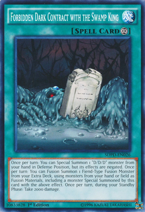 Forbidden Dark Contract with the Swamp King [SDPD-EN026] Common | Total Play
