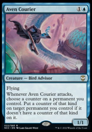 Aven Courier (Promo Pack) [Streets of New Capenna Commander Promos] | Total Play