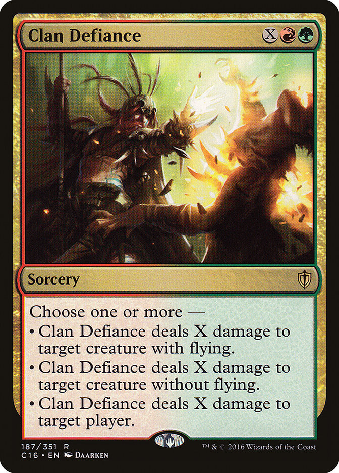 Clan Defiance [Commander 2016] | Total Play