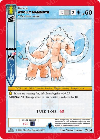 Woolly Mammoth [Cryptid Nation: Wilderness First Edition Theme Deck] | Total Play