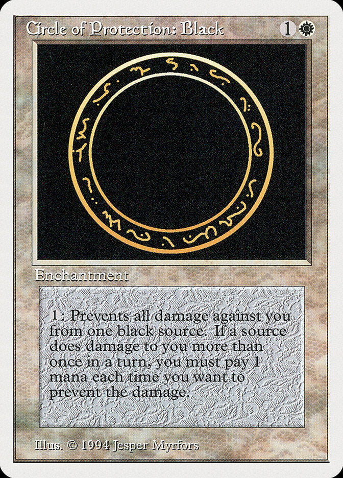 Circle of Protection: Black [Summer Magic / Edgar] | Total Play