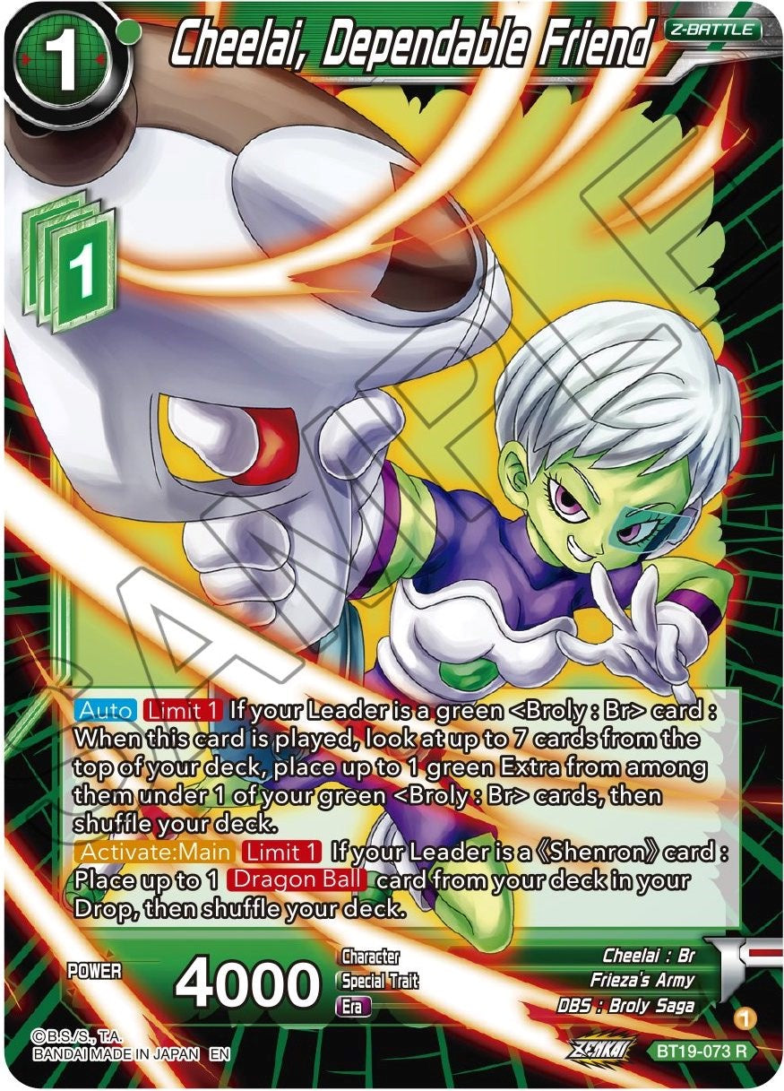Cheelai, Dependable Friend (BT19-073) [Fighter's Ambition] | Total Play