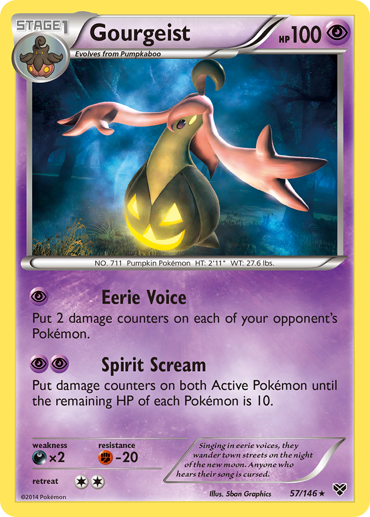 Gourgeist (57/146) [XY: Base Set] | Total Play