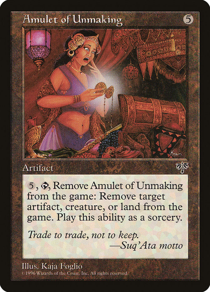 Amulet of Unmaking [Mirage] | Total Play
