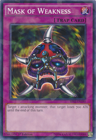 Mask of Weakness [BP03-EN190] Shatterfoil Rare | Total Play