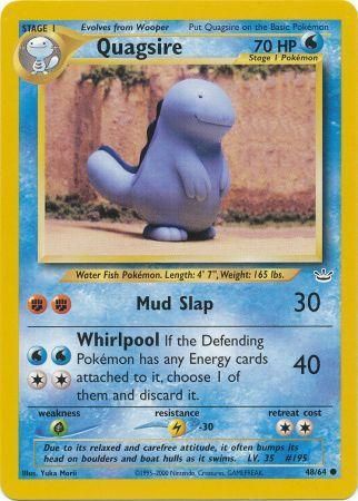 Quagsire (48/64) [Neo Revelation Unlimited] | Total Play