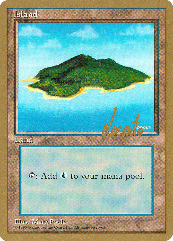 Island (ml367) (Michael Loconto) [Pro Tour Collector Set] | Total Play