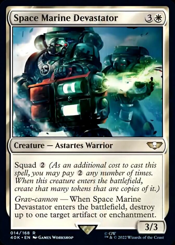 Space Marine Devastator (Surge Foil) [Warhammer 40,000] | Total Play