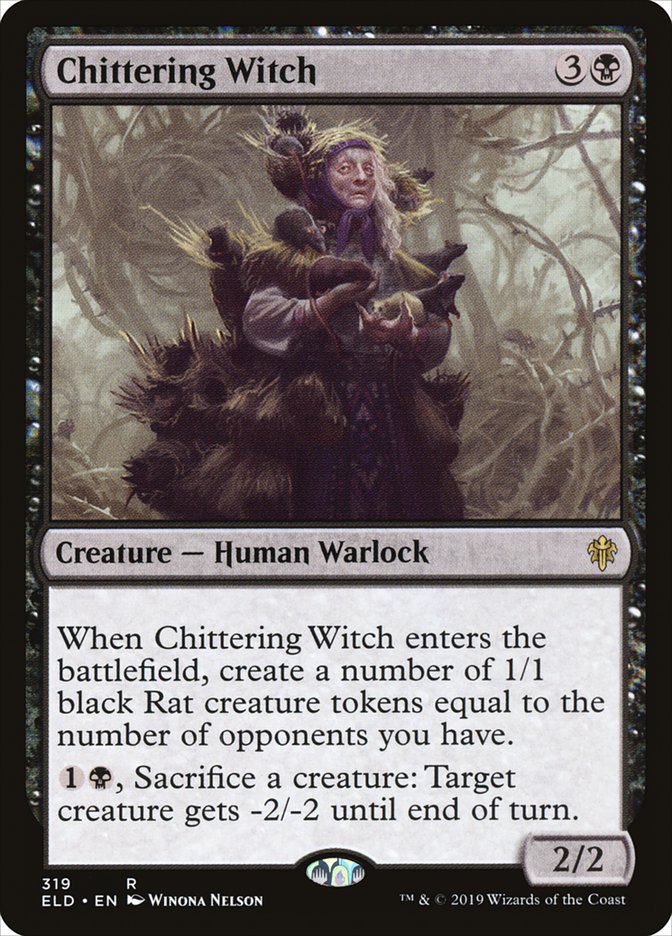 Chittering Witch [Throne of Eldraine] | Total Play