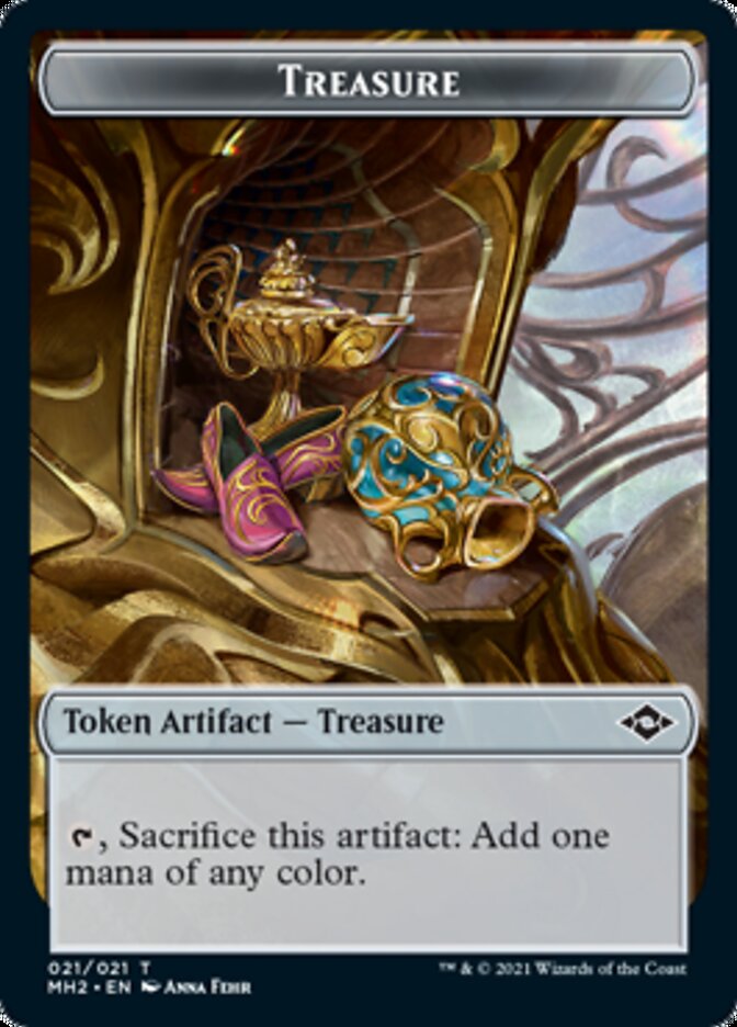 Crab // Treasure (21) Double-Sided Token [Modern Horizons 2 Tokens] | Total Play