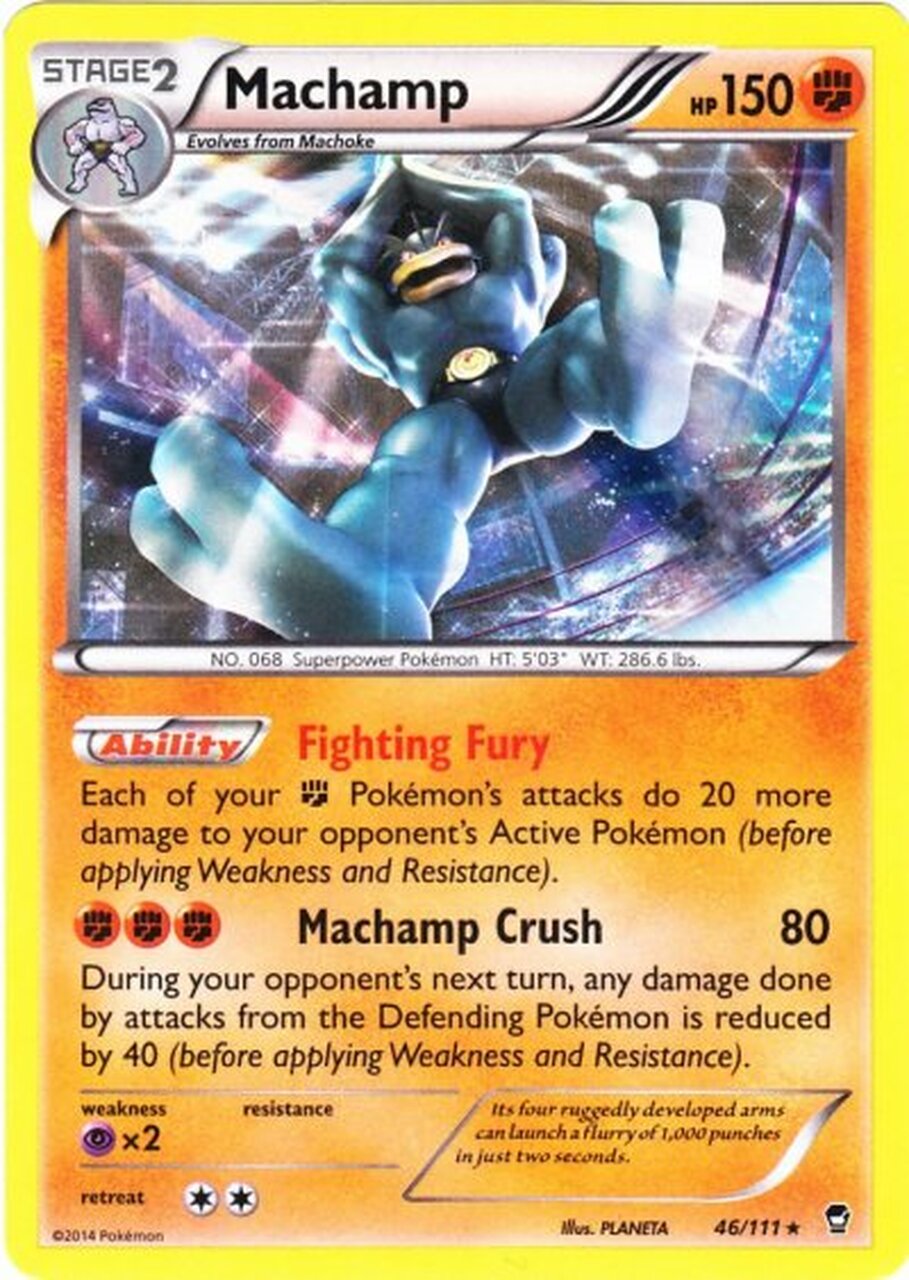 Machamp (46/111) [XY: Furious Fists] | Total Play