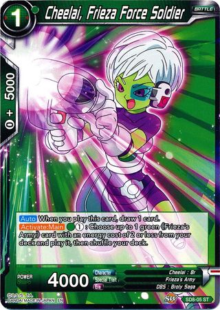 Cheelai, Frieza Force Soldier (Starter Deck - Rising Broly) (SD8-05) [Destroyer Kings] | Total Play