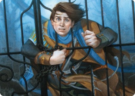 Locked in the Cemetery Art Card [Innistrad: Midnight Hunt Art Series] | Total Play