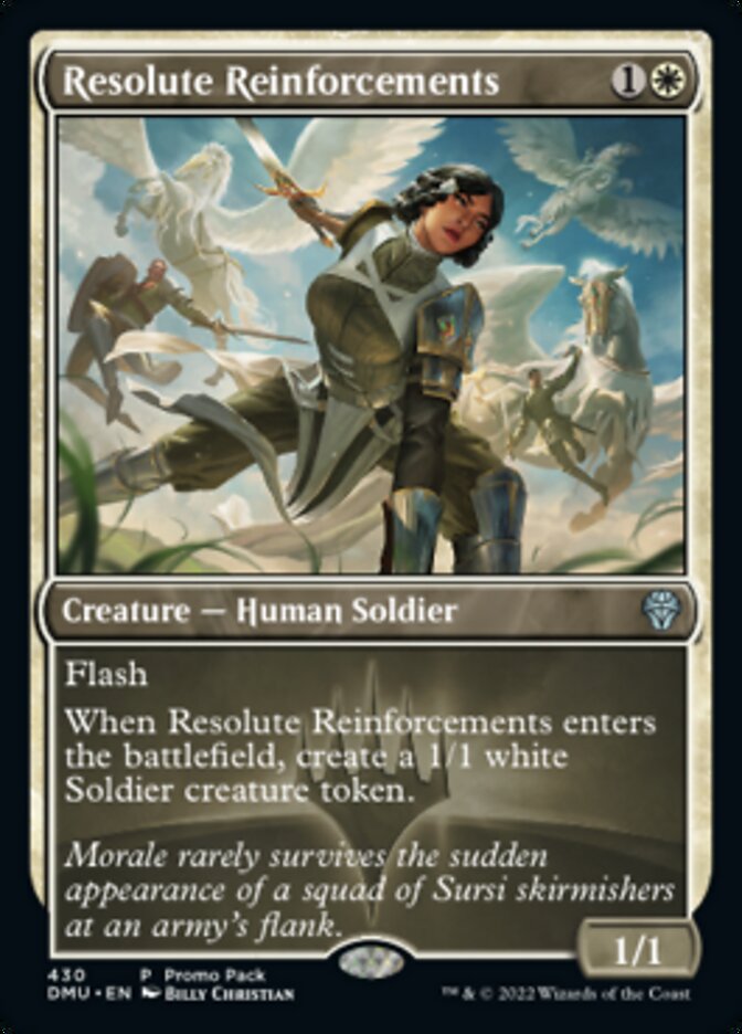 Resolute Reinforcements (Promo Pack) [Dominaria United Promos] | Total Play