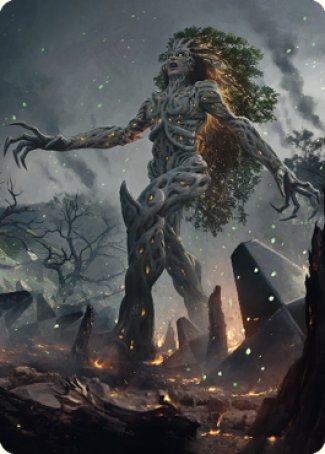 Titania, Gaea Incarnate Art Card [The Brothers' War Art Series] | Total Play