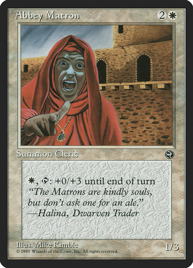 Abbey Matron (Halina Flavor Text) [Homelands] | Total Play