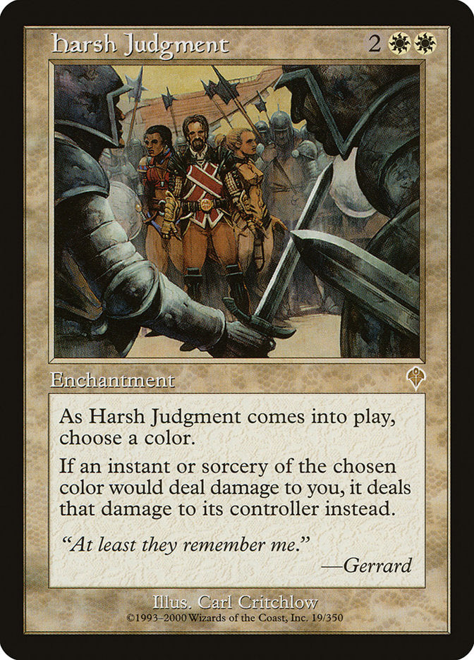Harsh Judgment [Invasion] | Total Play