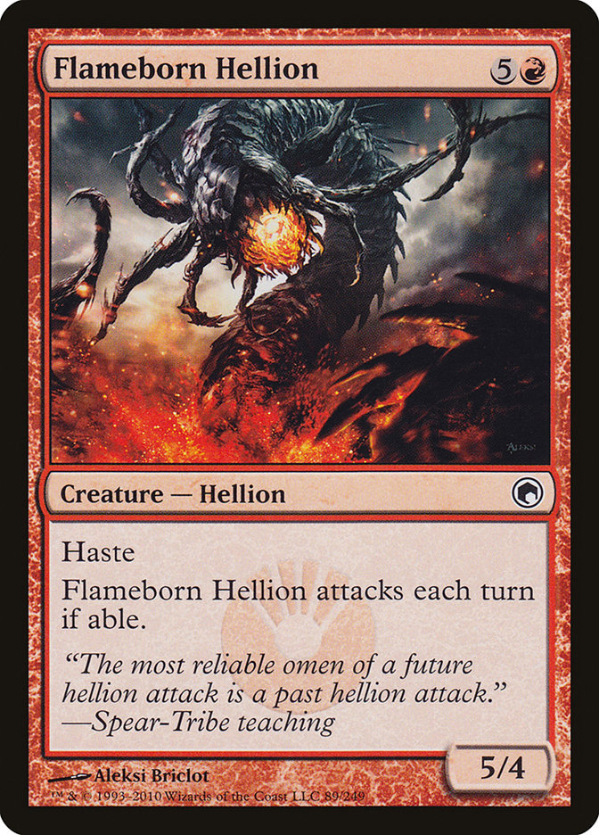 Flameborn Hellion [Scars of Mirrodin] | Total Play