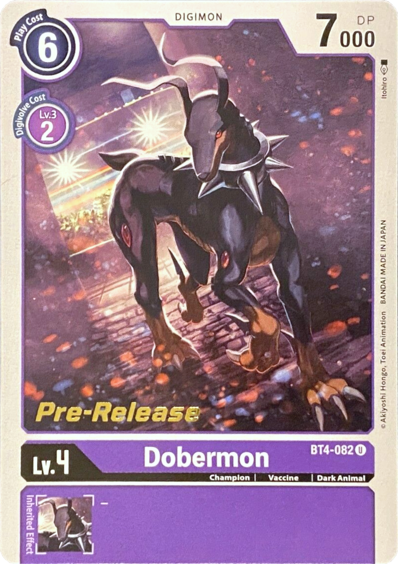 Dobermon [BT4-082] [Great Legend Pre-Release Promos] | Total Play