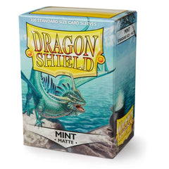 Dragon Shield: Standard 100ct Sleeves - Mint (Matte) | Total Play