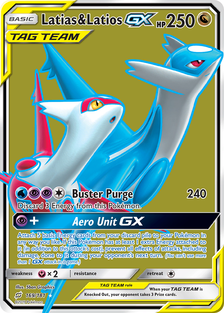 Latias & Latios GX (169/181) [Sun & Moon: Team Up] | Total Play