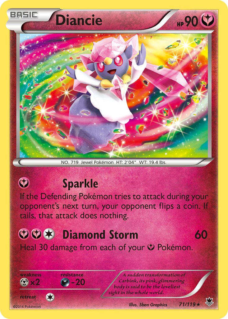 Diancie (71/119) [XY: Phantom Forces] | Total Play