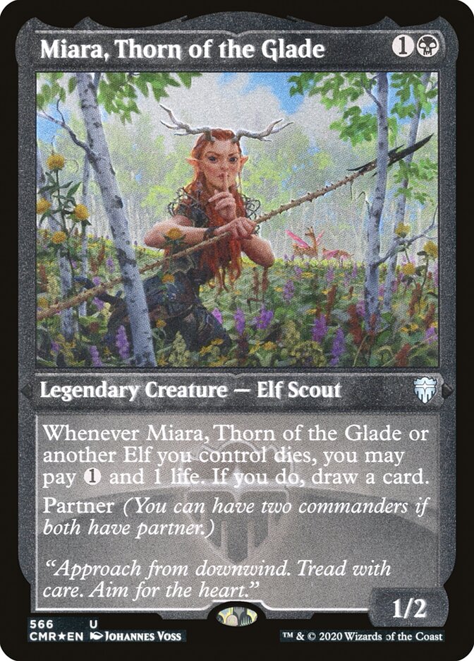 Miara, Thorn of the Glade (Etched) [Commander Legends] | Total Play