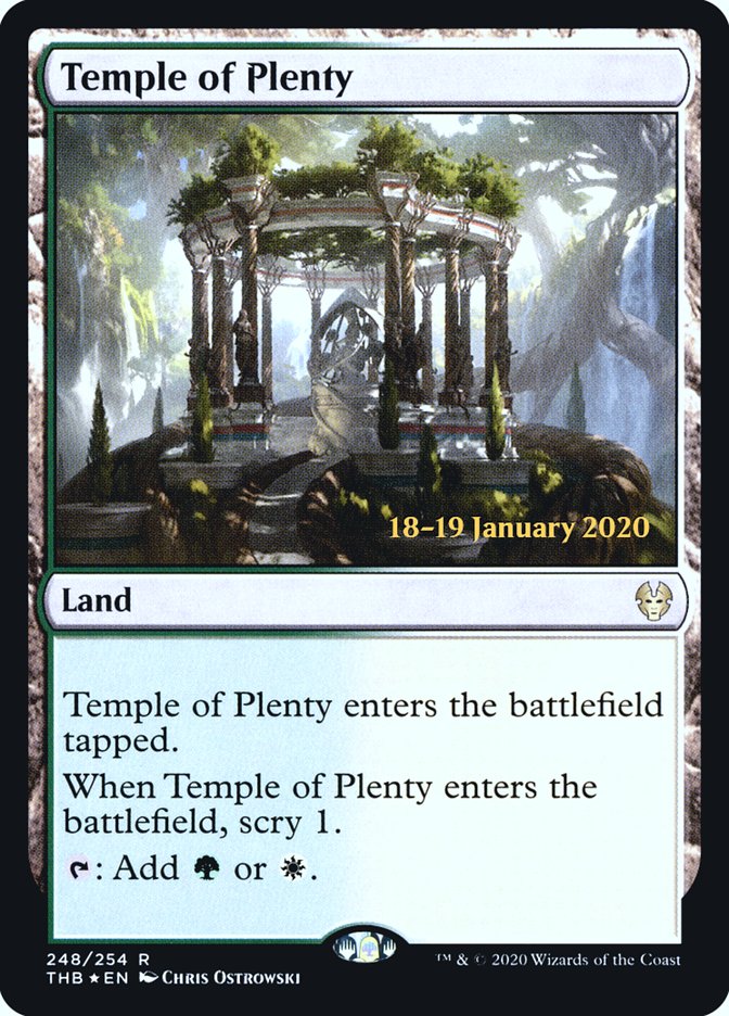 Temple of Plenty [Theros Beyond Death Prerelease Promos] | Total Play