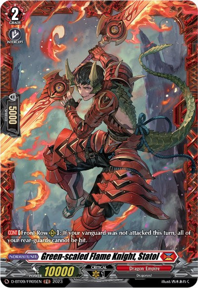 Green-scaled Flame Knight, Statol (D-BT09/FR05EN) [Dragontree Invasion] | Total Play