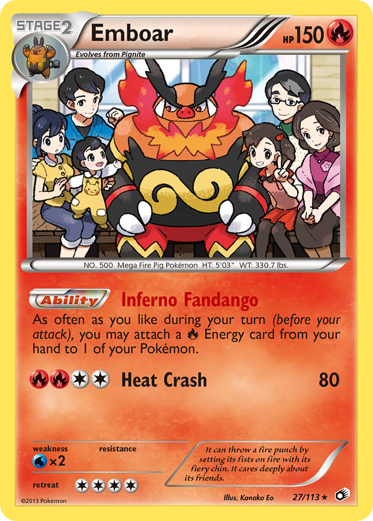 Emboar (27/113) (Theme Deck Exclusive) [Black & White: Legendary Treasures] | Total Play