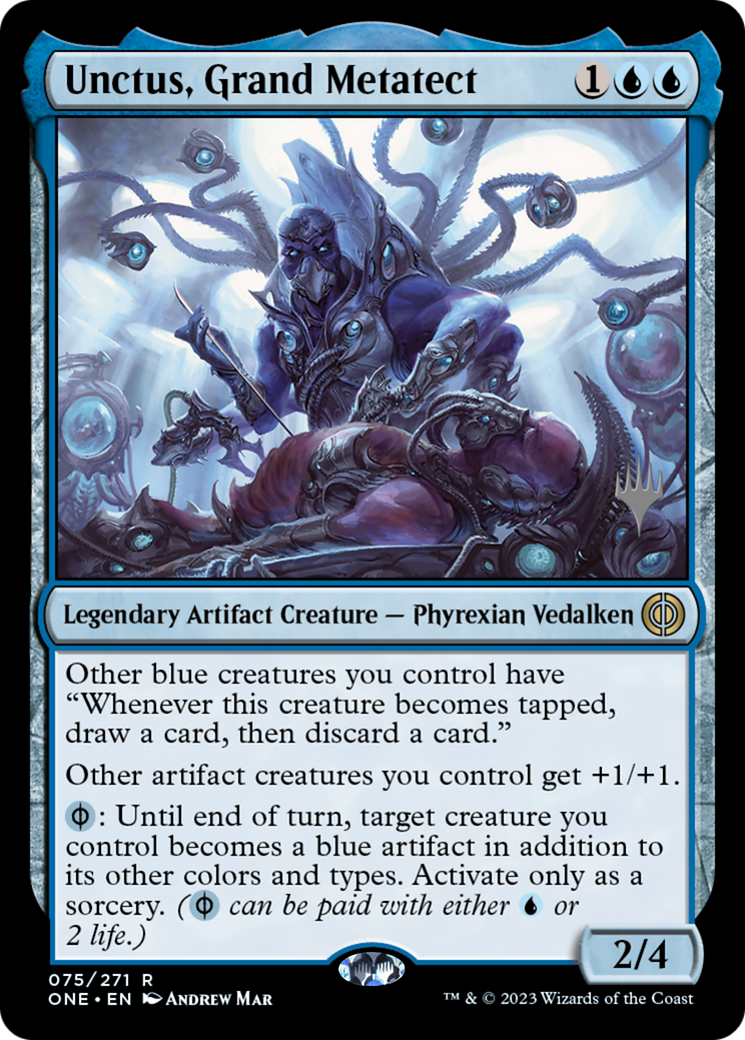 Unctus, Grand Metatect (Promo Pack) [Phyrexia: All Will Be One Promos] | Total Play