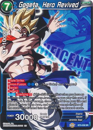 Gogeta, Hero Revived (BT5-038) [Magnificent Collection Fusion Hero] | Total Play