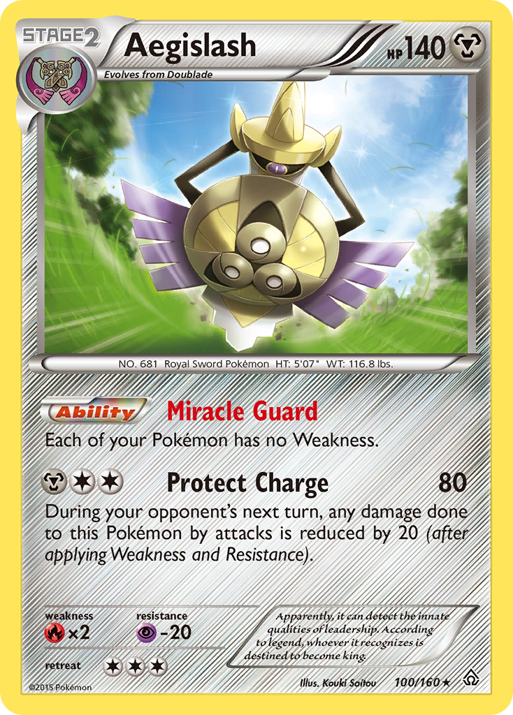 Aegislash (100/160) [XY: Primal Clash] | Total Play