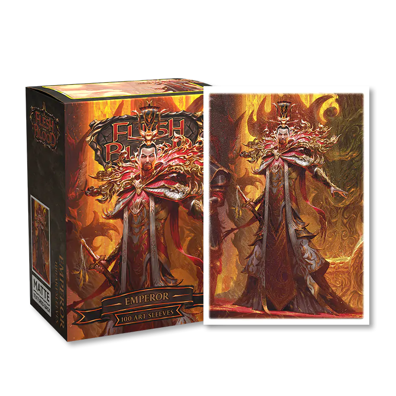 Dragon Shield: Standard 100ct Art Sleeves - Flesh and Blood (Emperor) | Total Play