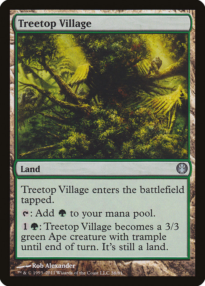 Treetop Village [Duel Decks: Knights vs. Dragons] | Total Play
