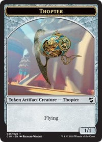 Thopter (025) // Servo Double-Sided Token [Commander 2018 Tokens] | Total Play