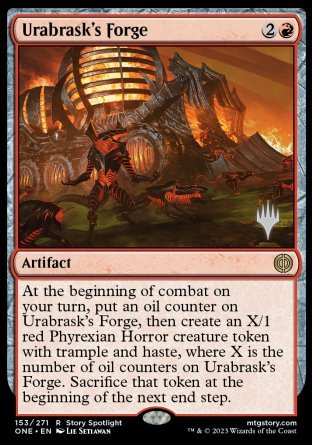 Urabrask's Forge (Promo Pack) [Phyrexia: All Will Be One Promos] | Total Play