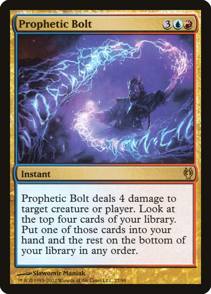 Prophetic Bolt [Duel Decks: Izzet vs. Golgari] | Total Play