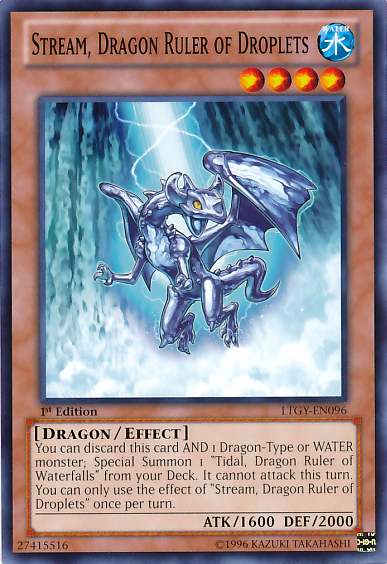 Stream, Dragon Ruler of Droplets [LTGY-EN096] Common | Total Play