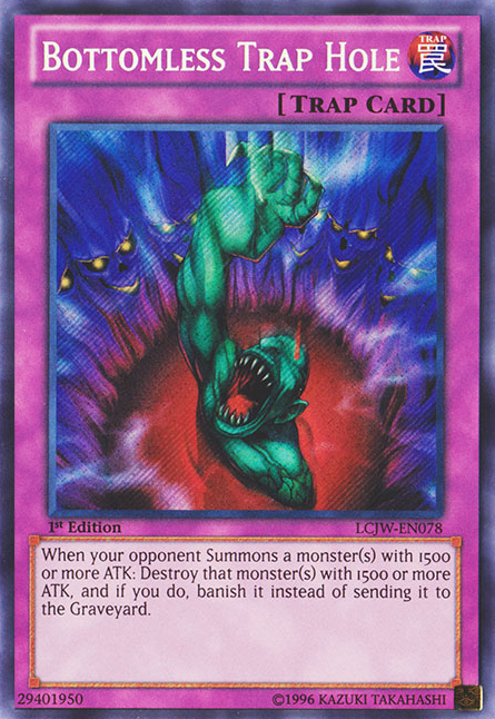 Bottomless Trap Hole [LCJW-EN078] Secret Rare | Total Play