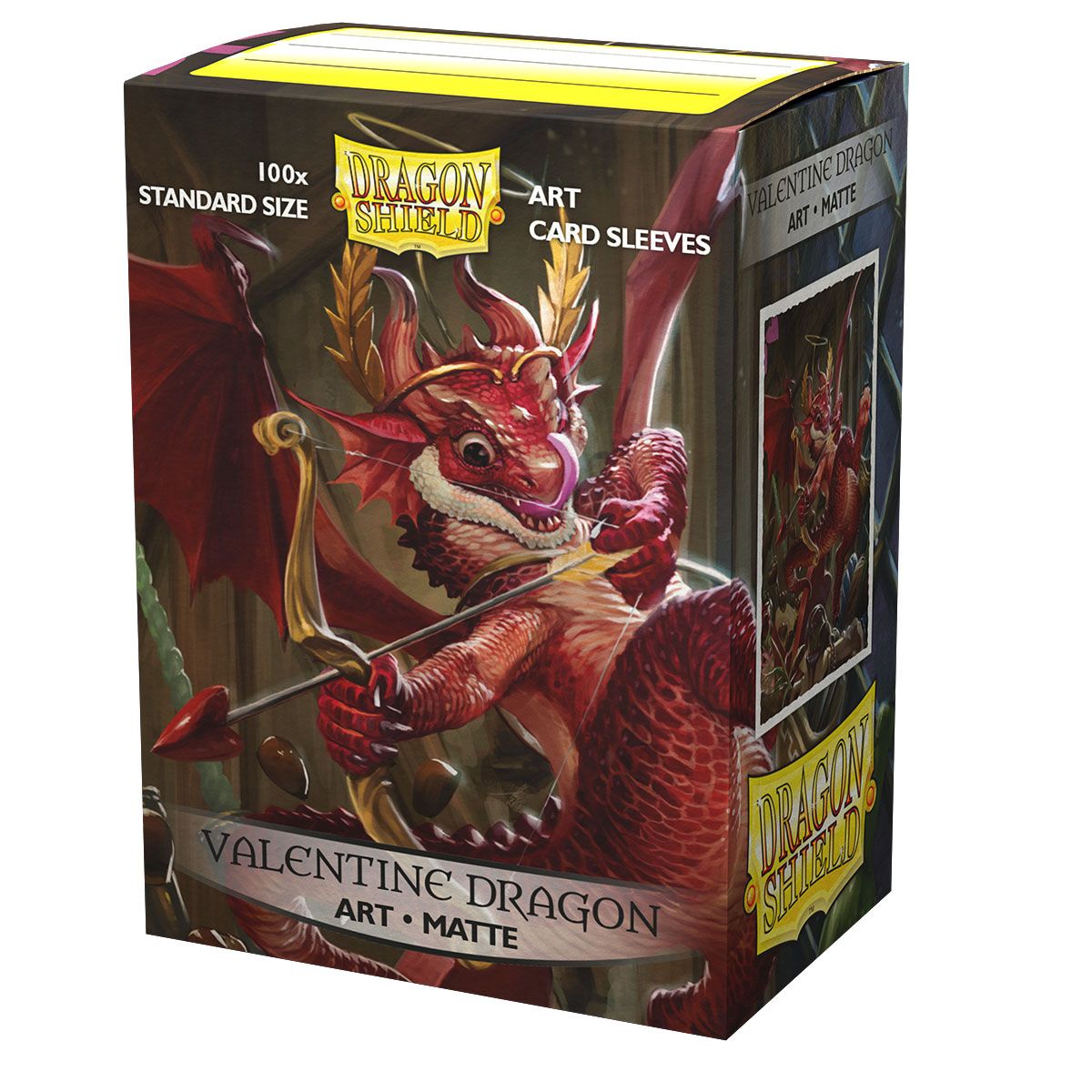 Dragon Shield: Standard 100ct Art Sleeves - Valentine Dragon (2020) | Total Play
