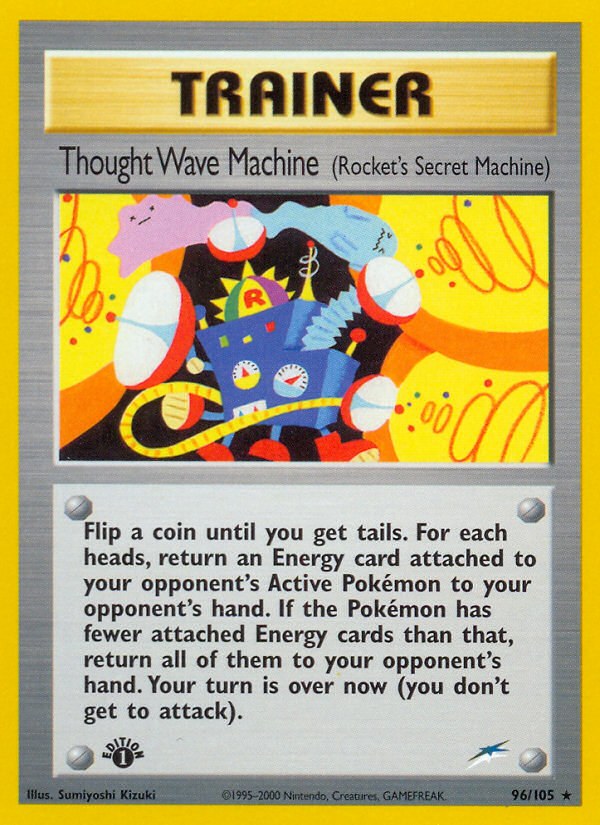 Thought Wave Machine (96/105) (Rocket's Secret Machine) [Neo Destiny 1st Edition] | Total Play