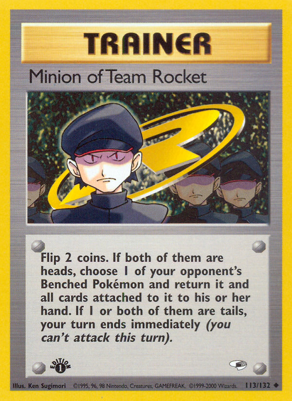 Minion of Team Rocket (113/132) [Gym Heroes 1st Edition] | Total Play