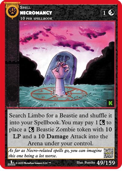 Necromancy [Cryptid Nation: Kickstarter Edition] | Total Play