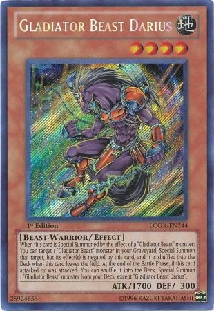 Gladiator Beast Darius [LCGX-EN244] Secret Rare | Total Play