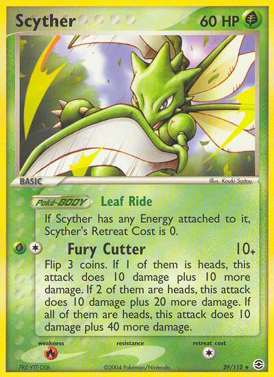 Scyther (29/112) [EX: FireRed & LeafGreen] | Total Play
