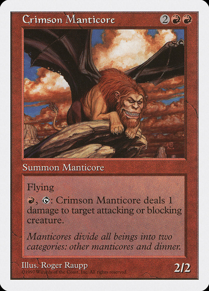 Crimson Manticore [Fifth Edition] | Total Play