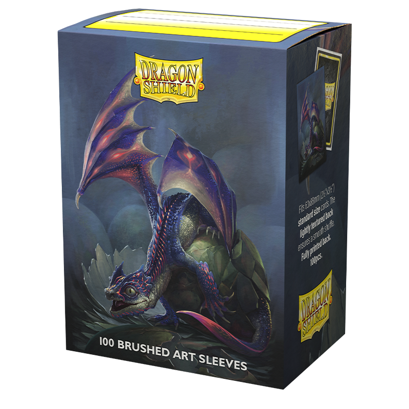 Dragon Shield: Standard 100ct Brushed Art Sleeves - Huey | Total Play
