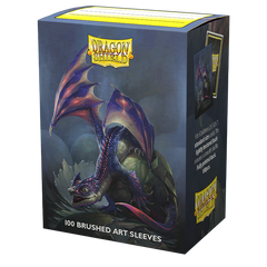 Dragon Shield: Standard 100ct Brushed Art Sleeves - Huey | Total Play